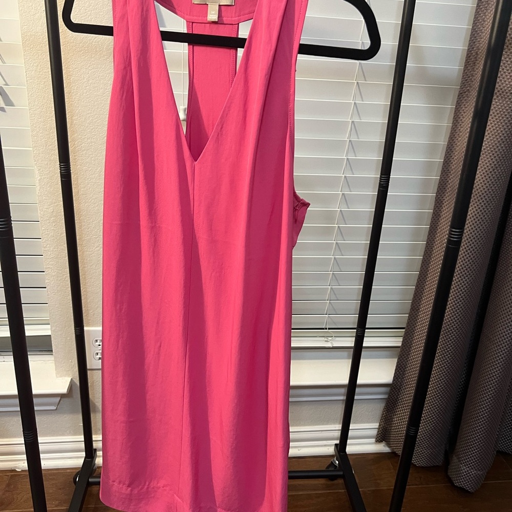 Banana Republic Pink Midi Dress